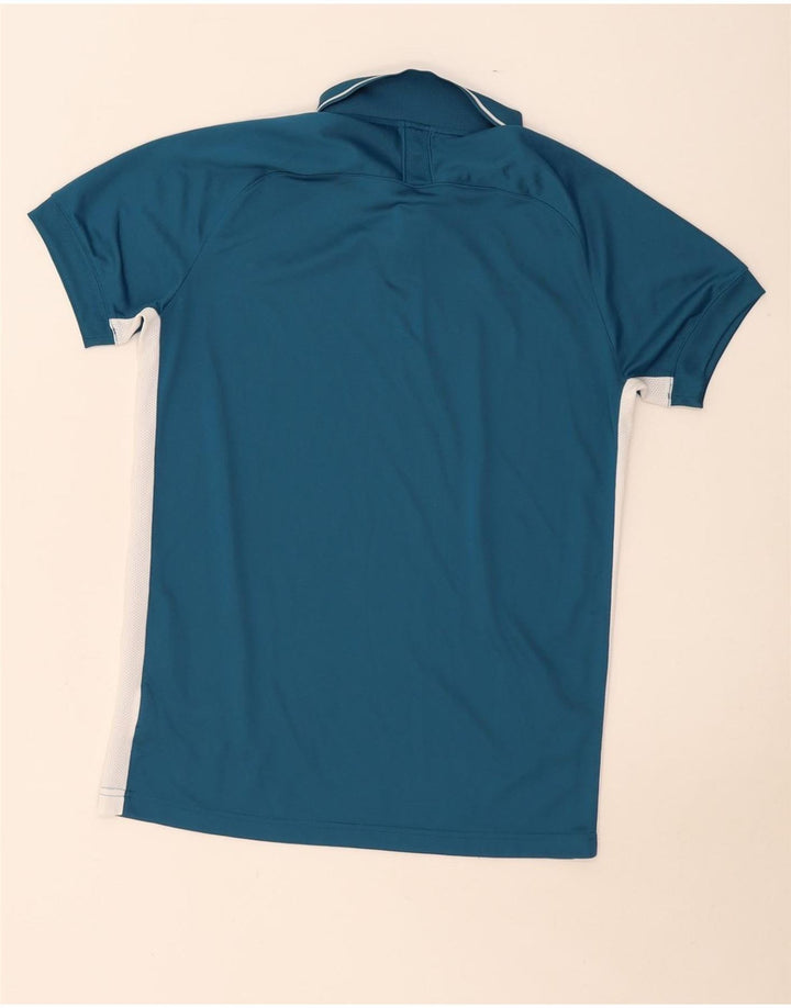 Męska koszulka polo Nike Dri Fit, duża niebieska, poliestrowa