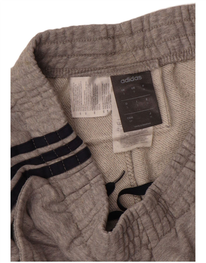 Męskie spodenki sportowe ADIDAS, małe, szare, bawełniane