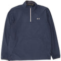 Męska bluza dresowa Under Armour, duża, granatowa, poliestrowa kurtka
