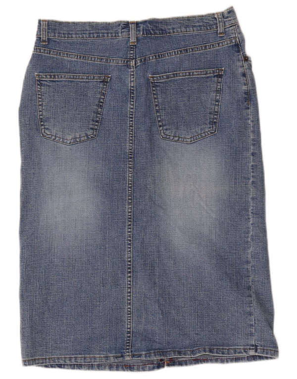 Damska spódnica dżinsowa Oasis UK 12 Medium W30 niebieska