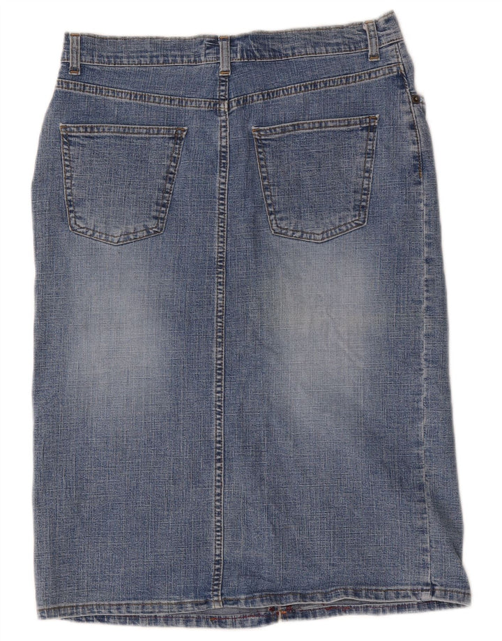 Damska spódnica dżinsowa Oasis UK 12 Medium W30 niebieska