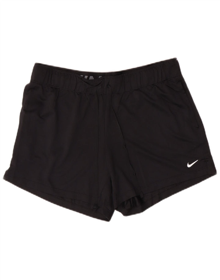 Damskie spodenki sportowe NIKE Dri Fit UK 14, średni czarny poliester