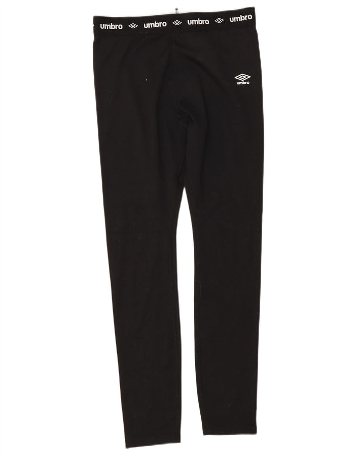 Legginsy dziewczęce Umbro 15-16 lat W26 Czarny poliester