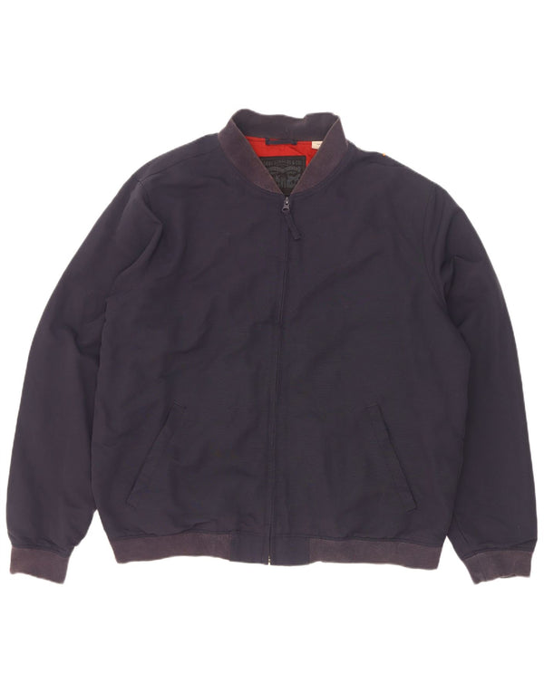 Męska kurtka bomberka Levi's UK 42 XL granatowa, poliamidowa