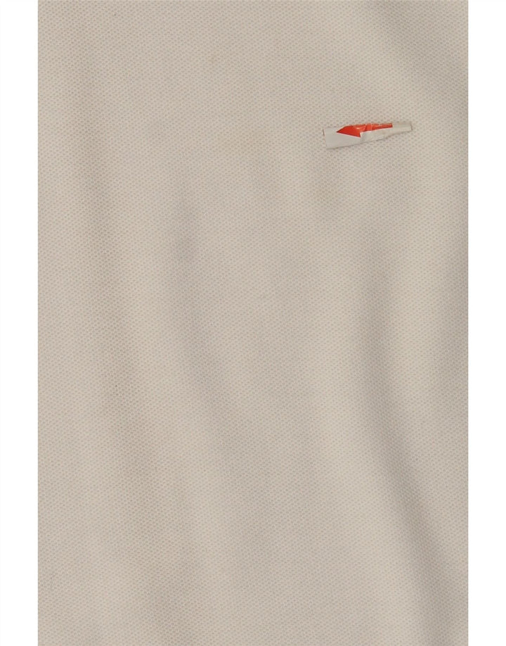 Męska koszulka polo Umbro XL, biała, poliestrowa