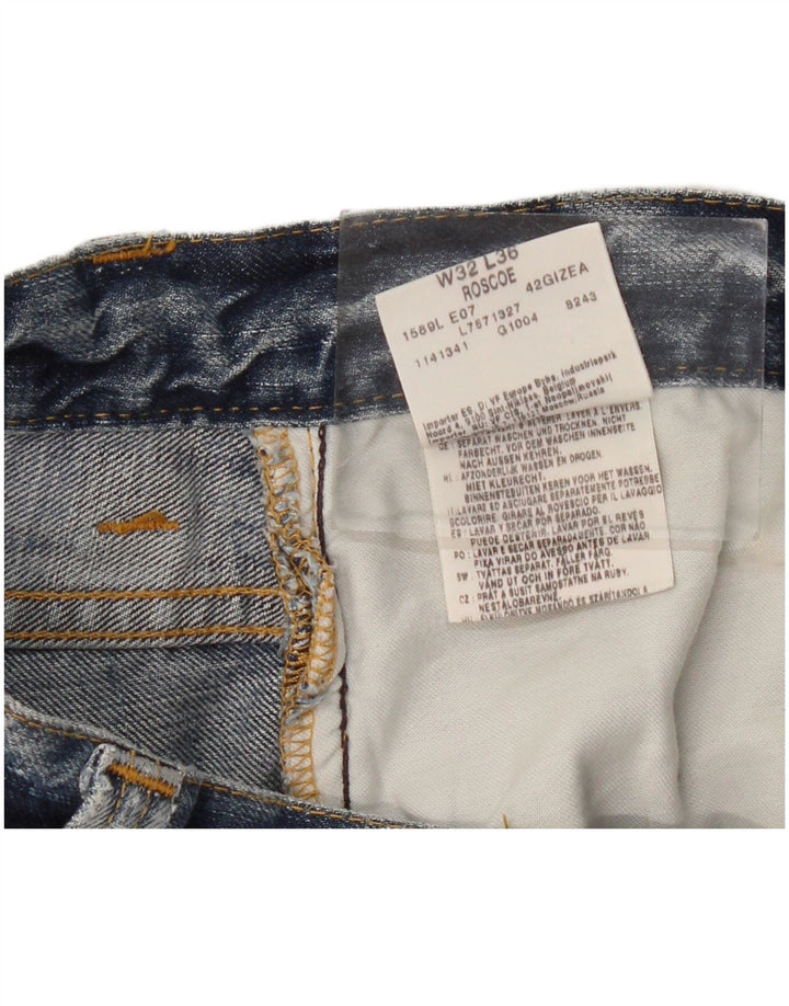 Męskie dżinsy Lee Roscoe Bootcut W32 L29, niebieska bawełna