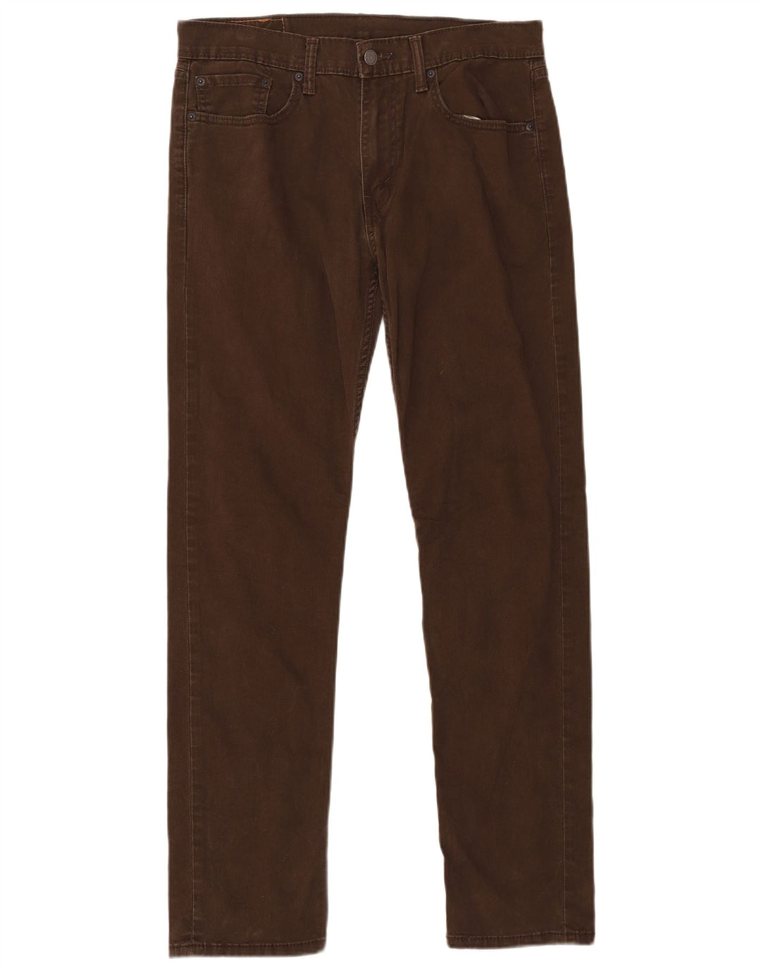 Męskie jeansy LEVI'S 502 Slim Tapered W32 L34 Brązowa bawełna