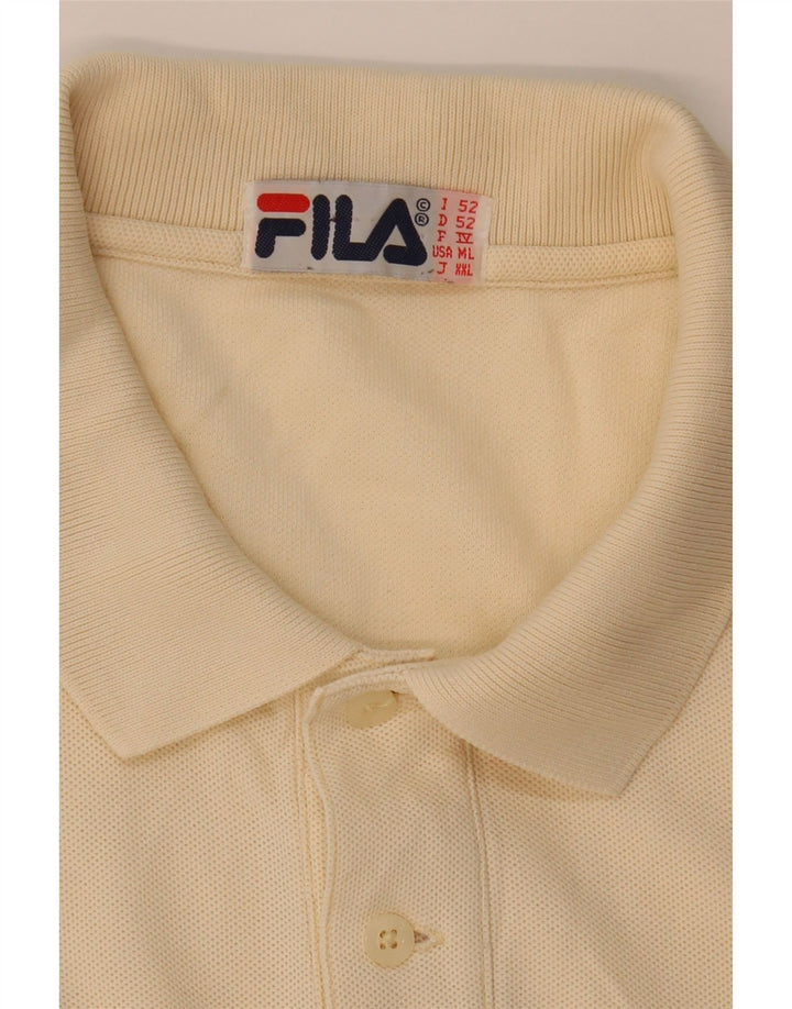 Męska koszulka polo Fila IT 52, duża, żółta