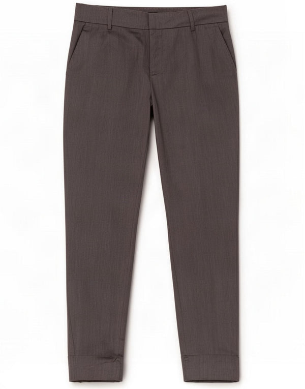 Proste spodnie chino damskie Zara EU 42 Large W32 L27 szare