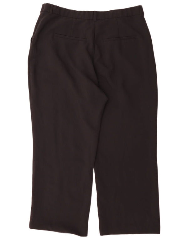 Spodnie Chino Abercrombie & Fitch Damskie z wysokim stanem UK 18 XL W34 L30 Czarne