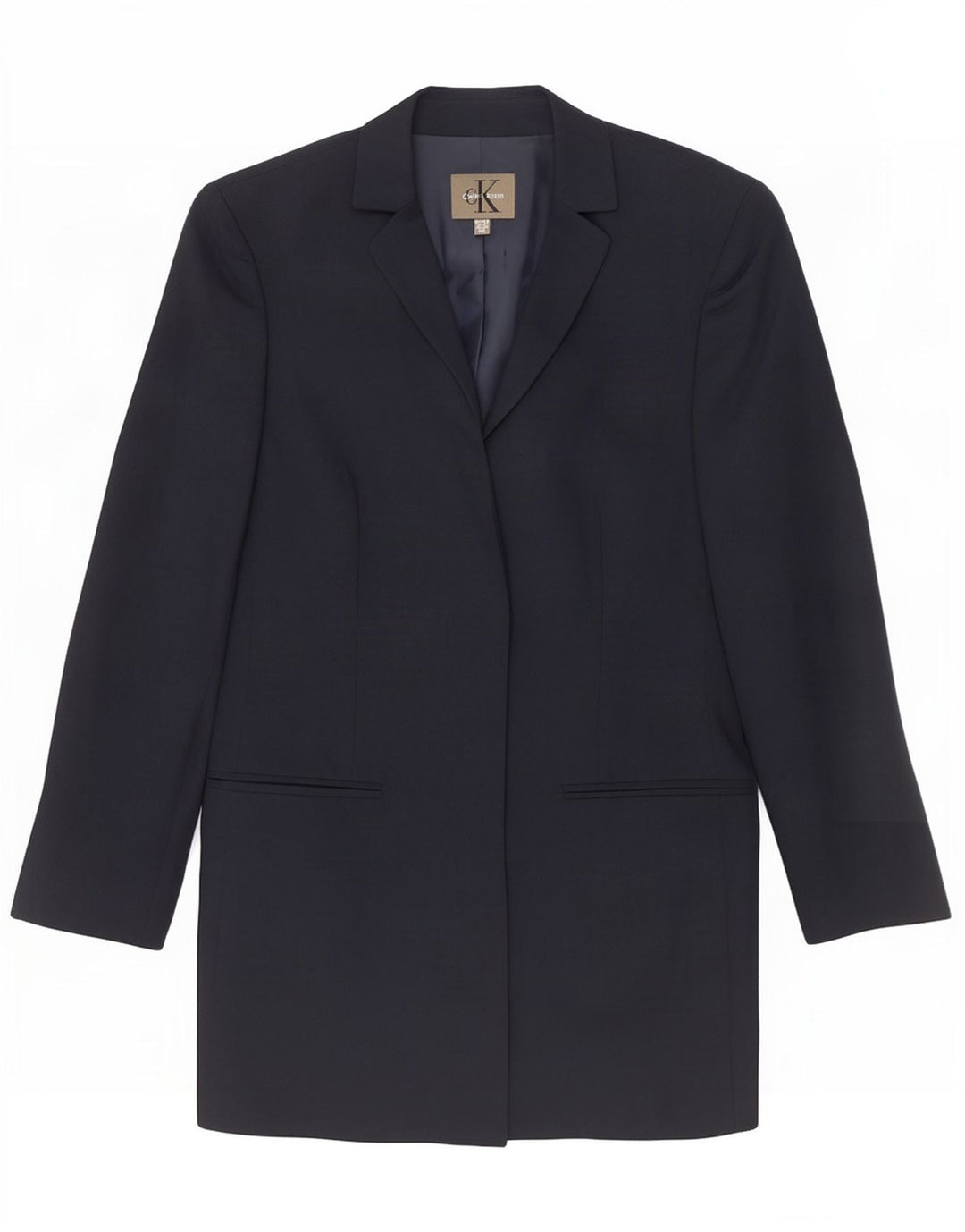 Damska marynarka Calvin Klein Longline EU 40 Medium Navy Blue