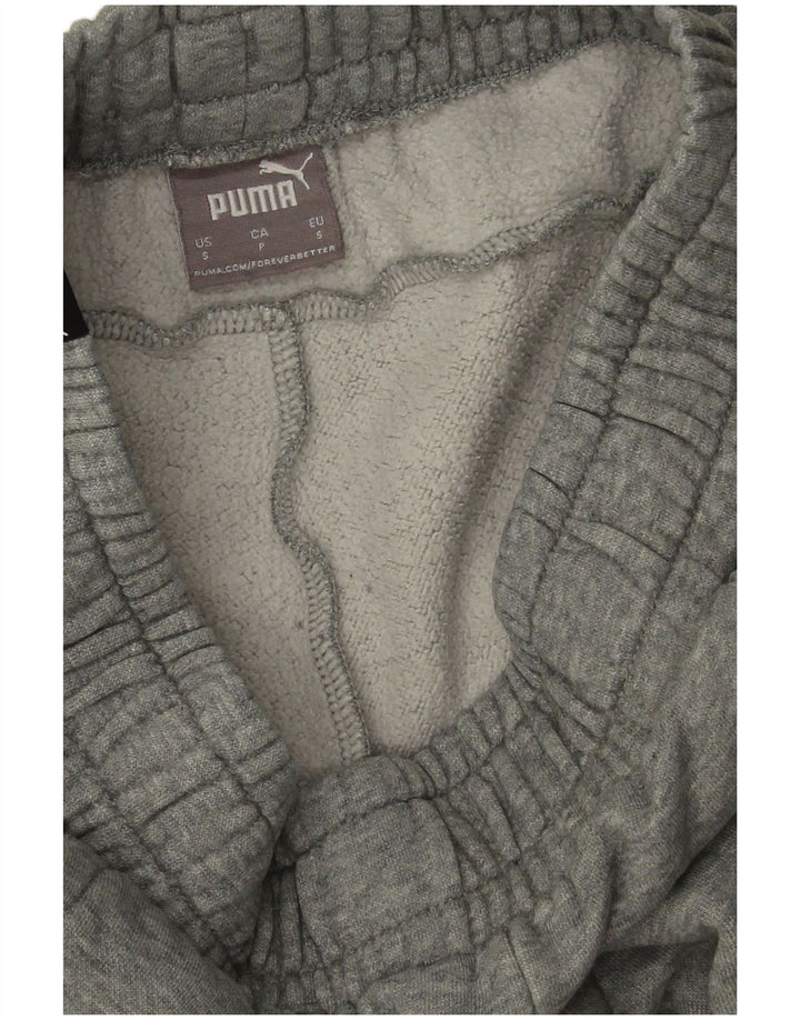 Męskie spodnie dresowe Puma Joggers Small Szare plamki bawełniane