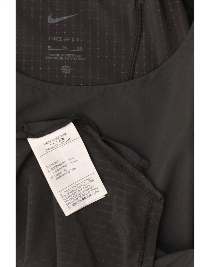 Męski T-shirt Nike Dri Fit Top XL, czarny poliester