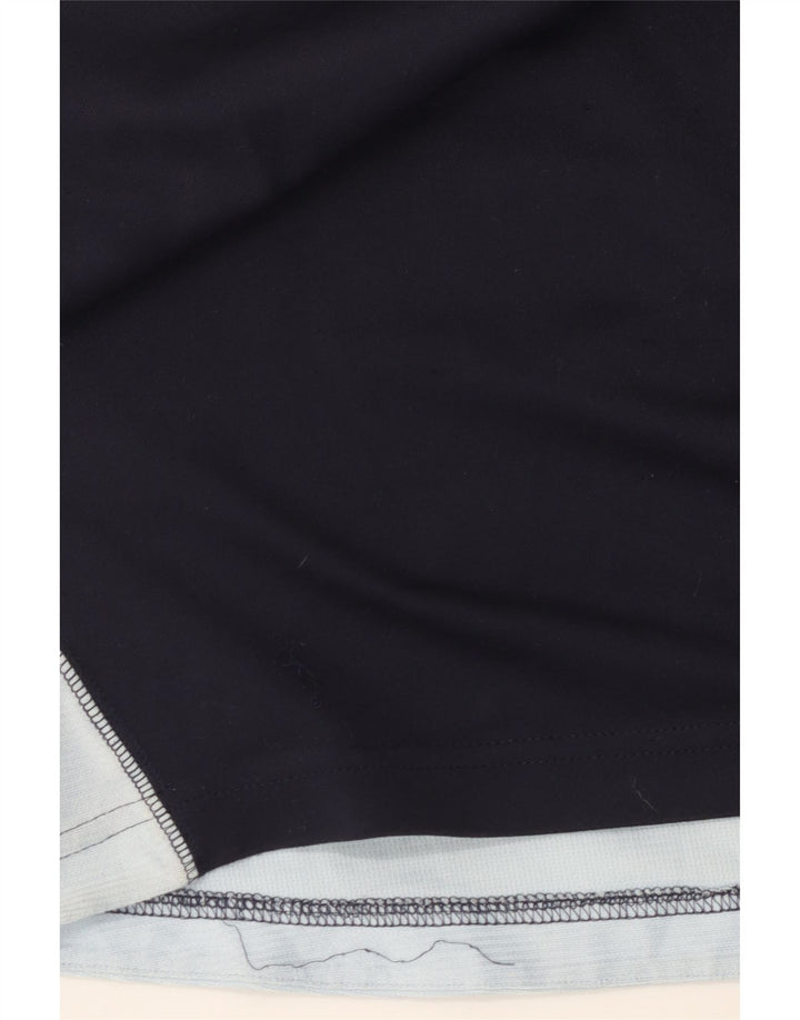 Adidas Męska kamizelka Top Średni Granatowy Poliester z blokami kolorów