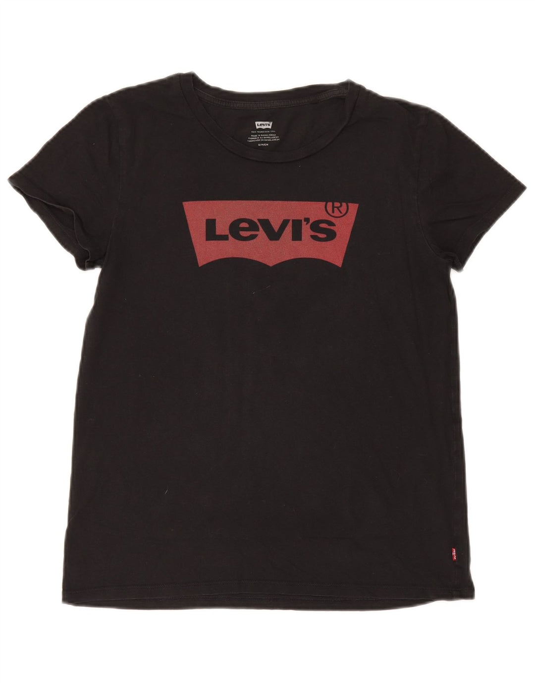 Damska koszulka z grafiką Levi's Top UK 10, mała czarna