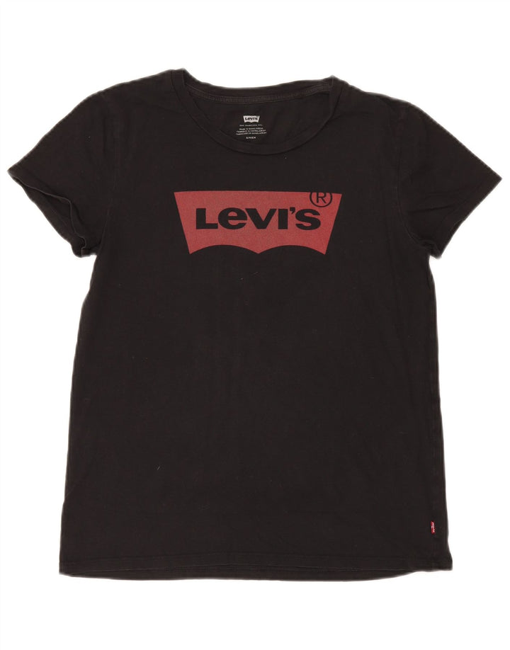Damska koszulka z grafiką Levi's Top UK 10, mała czarna