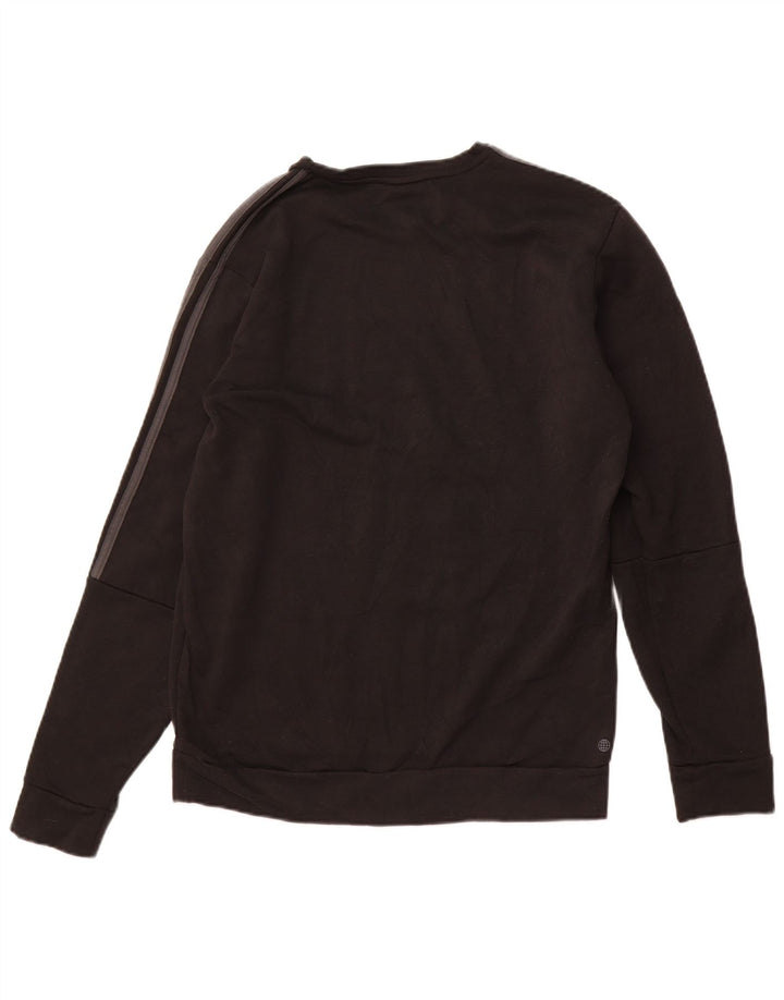 Męska bluza ADIDAS, sweter, średni czarny poliester