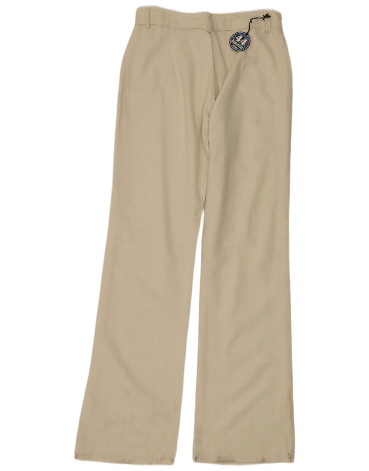 Damskie spodnie typu bootcut w stylu vintage W30 L34 beżowe
