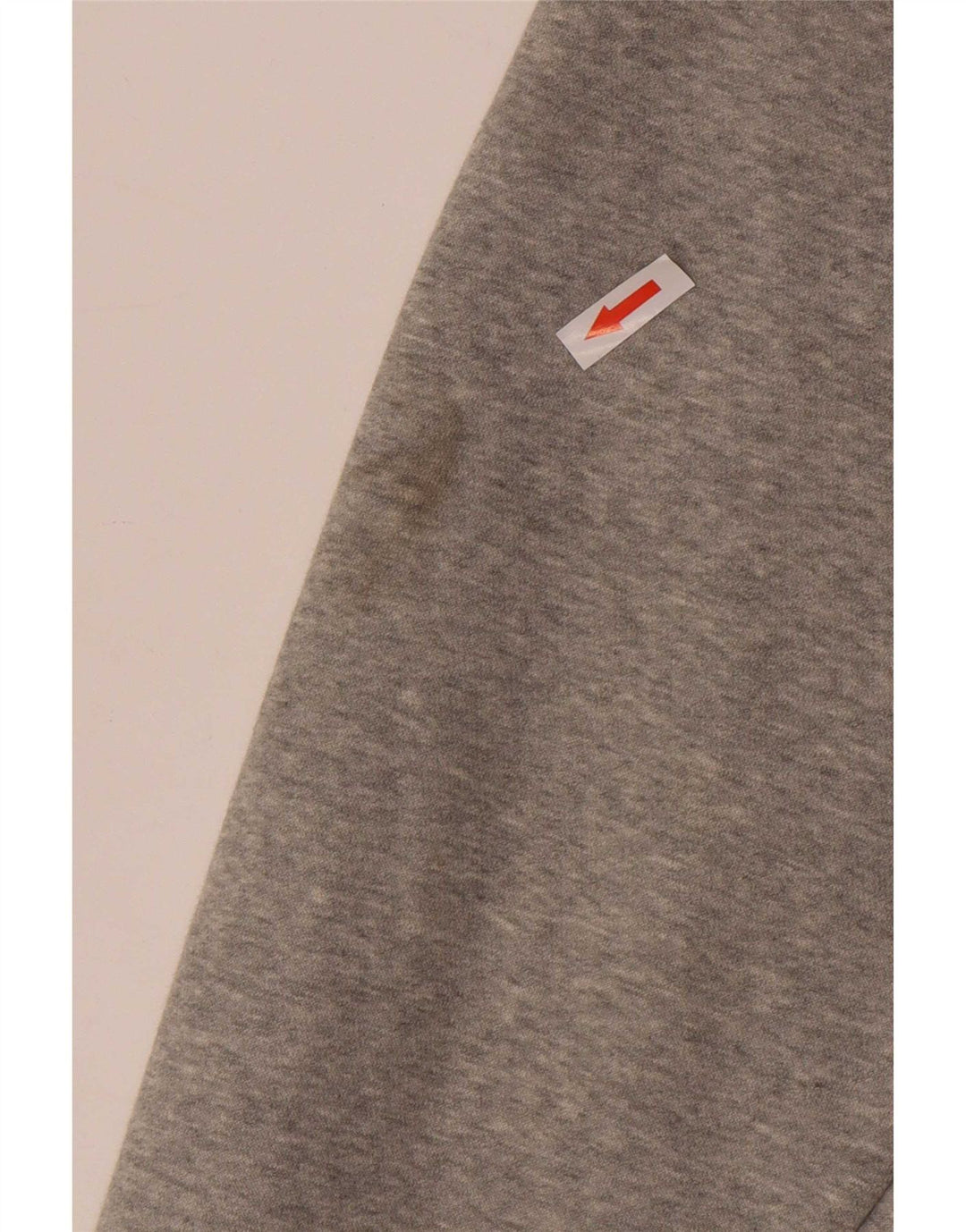 Converse Męski sweter z kapturem i zamkiem błyskawicznym, duży, szary, bawełniany