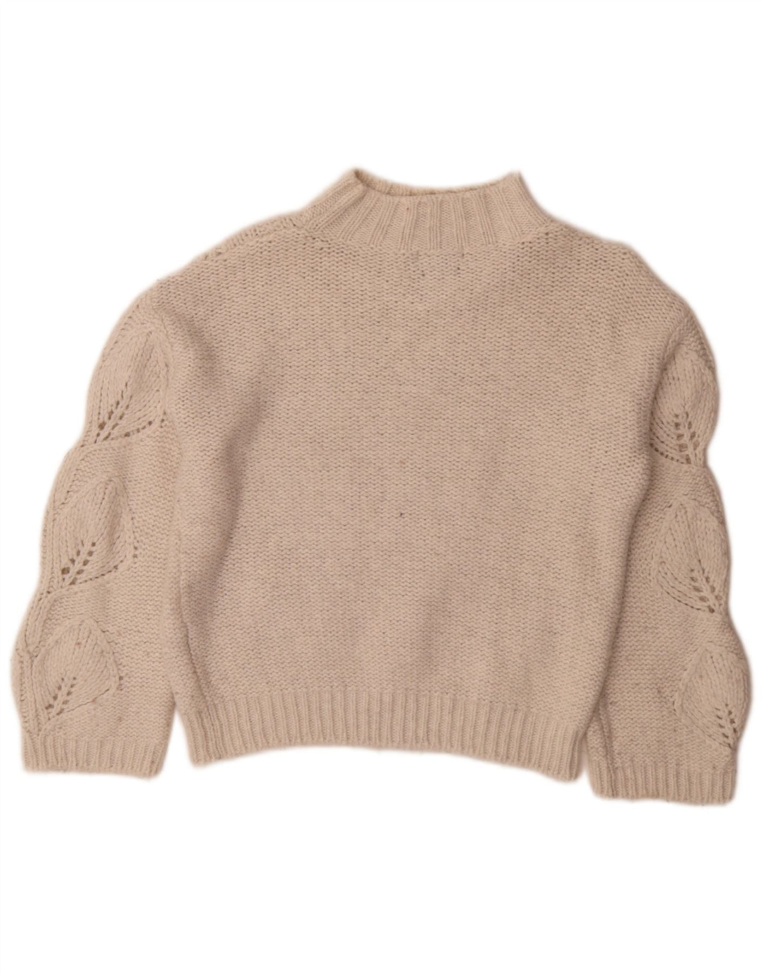Sweter damski Massimo Dutti z golfem UK 4 XS Off White