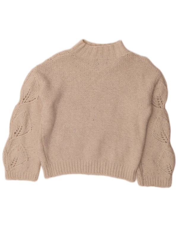 Sweter damski Massimo Dutti z golfem UK 4 XS Off White