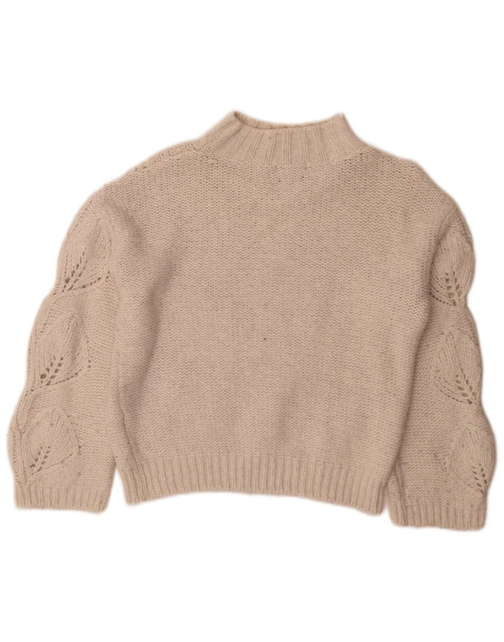 Sweter damski Massimo Dutti z golfem UK 4 XS Off White
