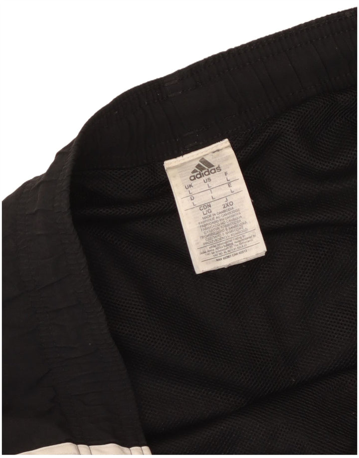 Męskie spodenki kąpielowe Adidas, duże, czarne, poliamidowe