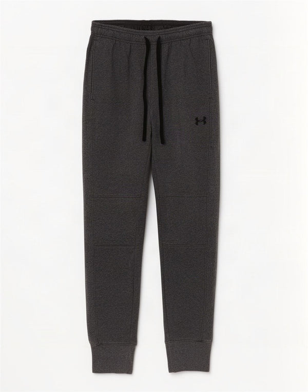 Męskie spodnie dresowe Under Armour Cold Gear, małe, szare, bawełniane