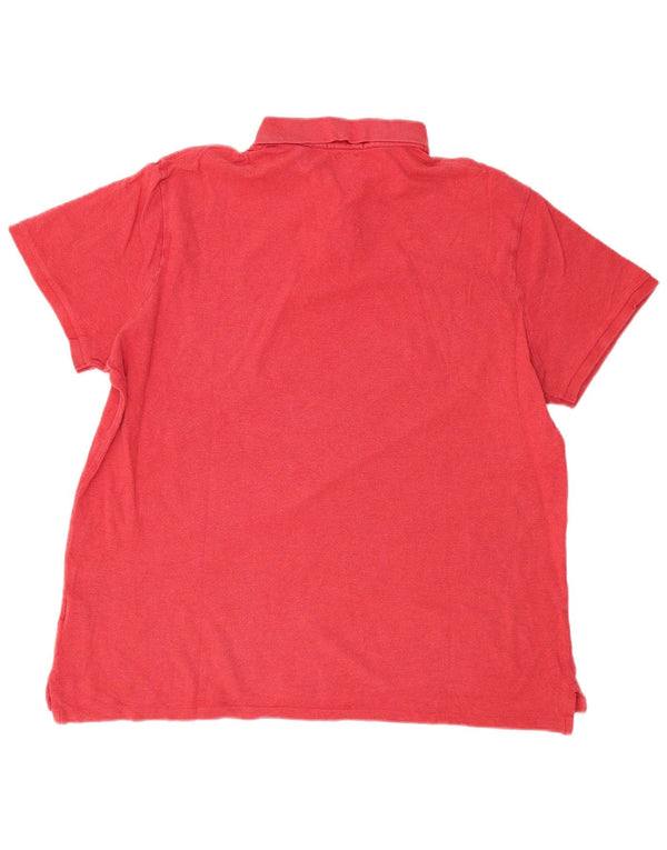 Polo Ralph Lauren Męska koszulka polo o dopasowanym kroju, 2XL, czerwona bawełna