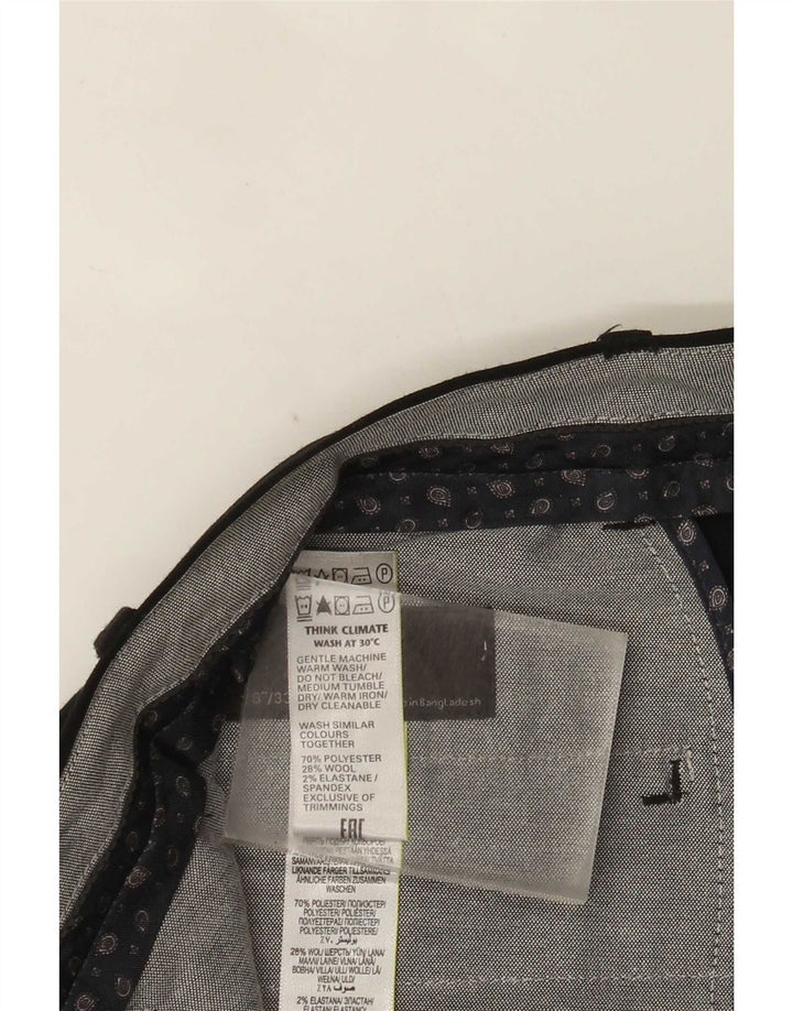 Damskie spodnie garniturowe Marks & Spencer Performance W28 L33 czarne