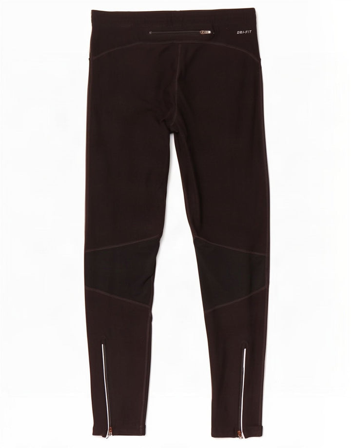 Damskie legginsy Nike Dri Fit UK 12, średnie czarne