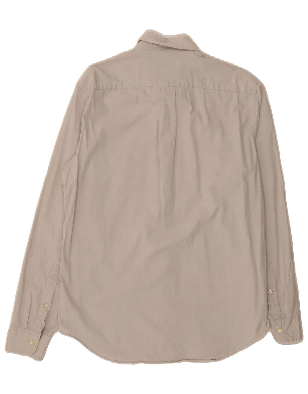 J. CREW Mens Shirt Medium Grey Cotton Vintage J. Crew and Second-Hand J. Crew from Messina Hembry 