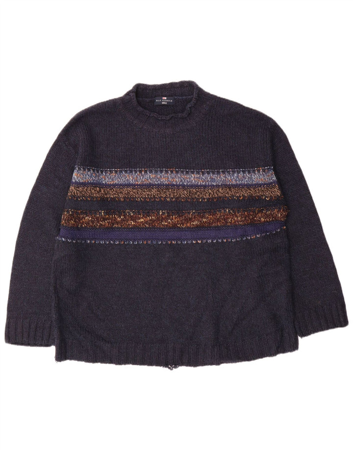 Marks & Spencer Męski sweter z golfem w kolorze niebieskim, duży, granatowy