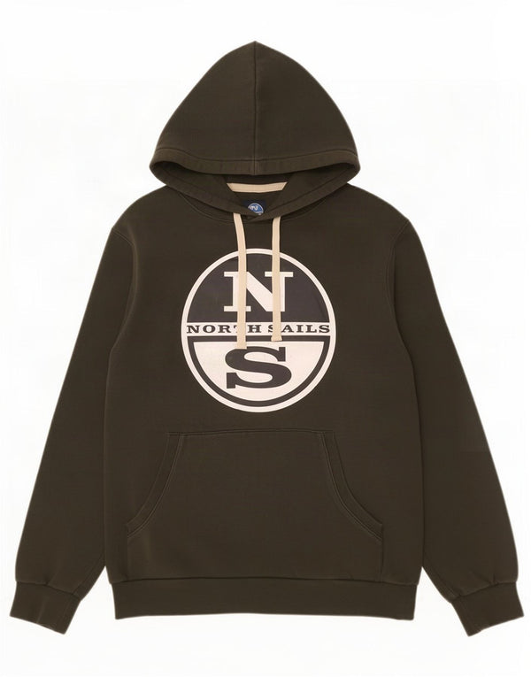 Męski sweter z kapturem North Sails 2XL zielony bawełniany