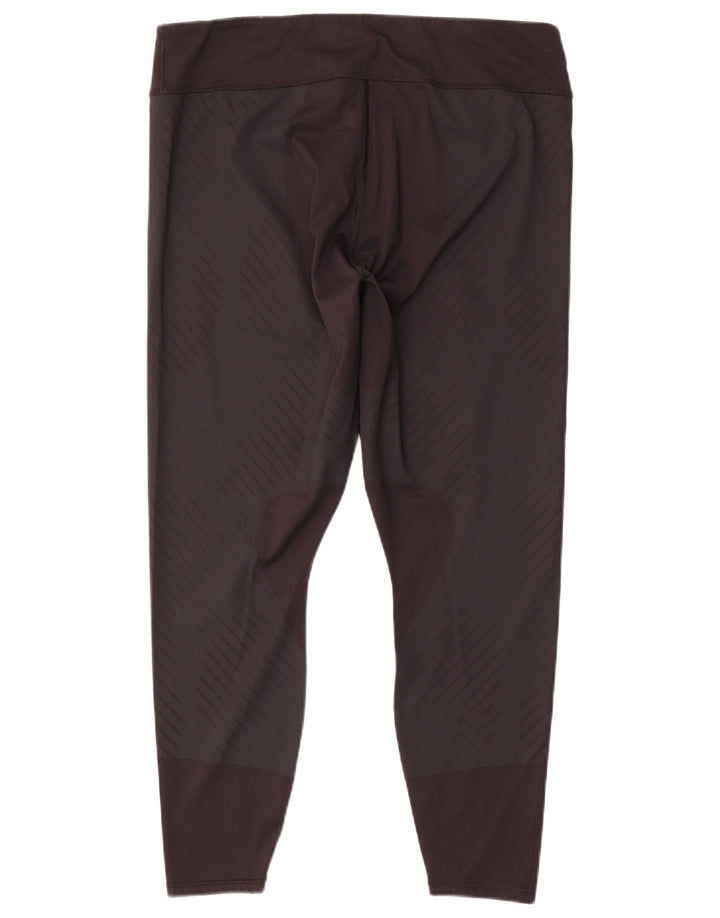 Legginsy damskie Puma UK 18 XL, czarne, z blokami kolorów