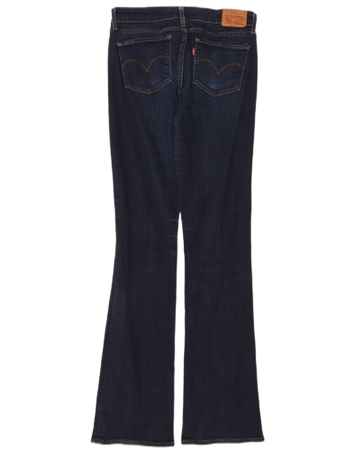 Damskie dżinsy Levi's 715 Bootcut W28 L32 Granatowa bawełna