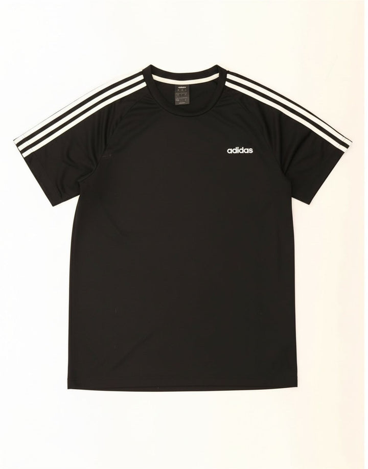 Adidas Męska koszulka Climalite Top, duża, czarna, z poliestru