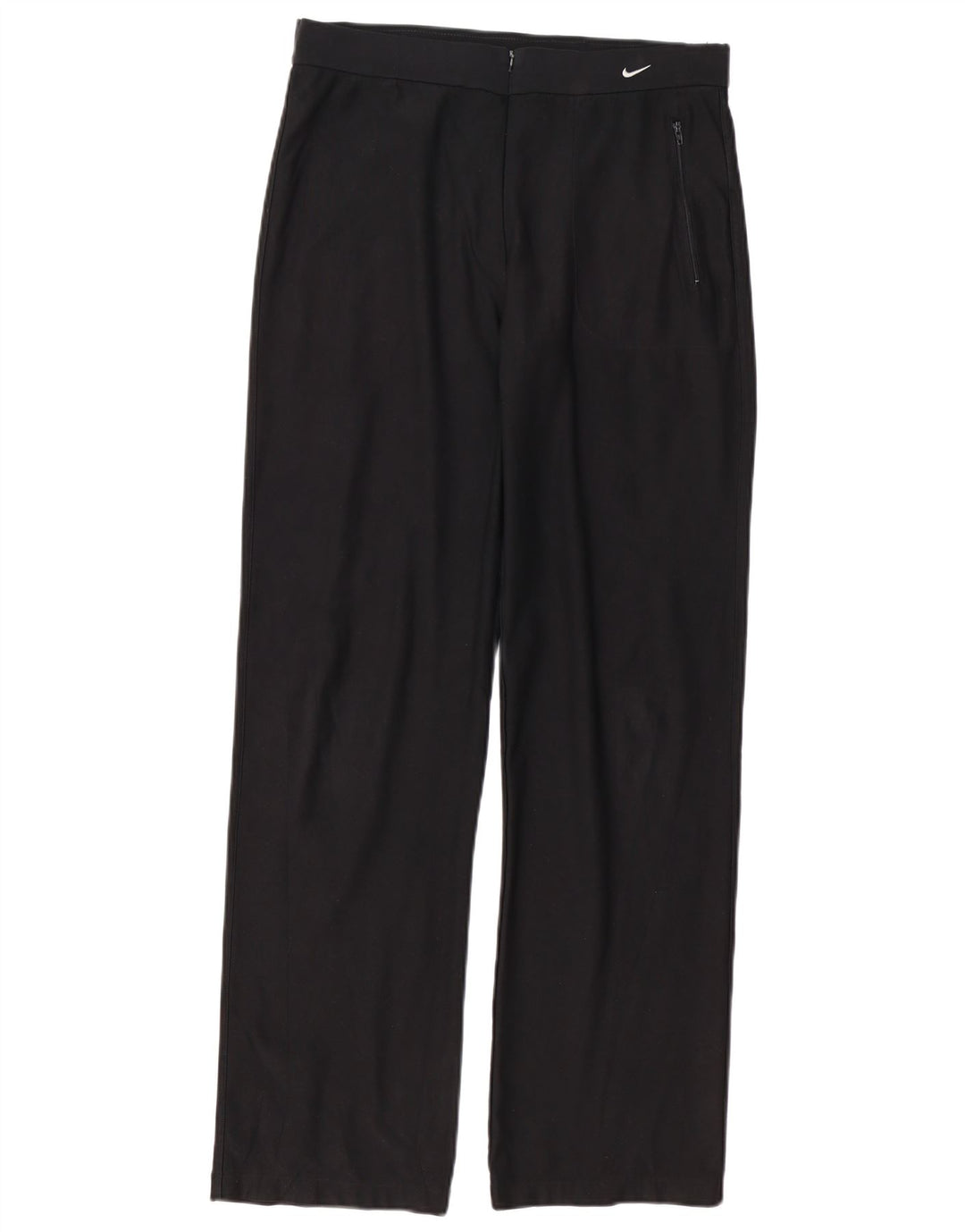 Damskie spodnie dresowe NIKE Dri Fit US 8/10, średni czarny poliester