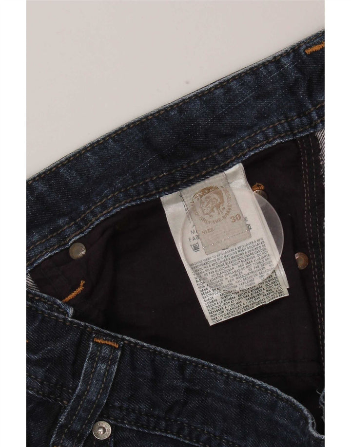 Diesel Męskie Slim Jeansy W30 L30 Granatowe Bawełniane