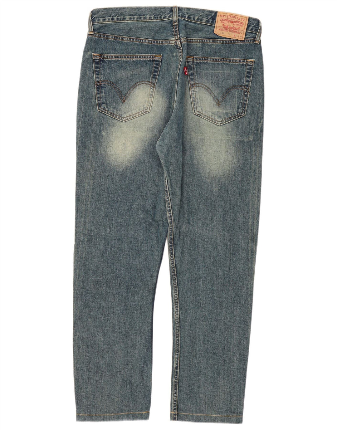 Damskie jeansy Levi's 508 Tapered W34 L30 Niebieska bawełna