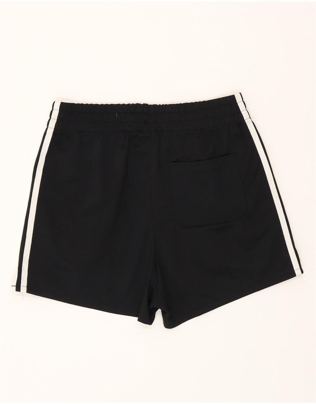 Damskie spodenki sportowe Adidas UK 8, małe, czarne, poliestrowe