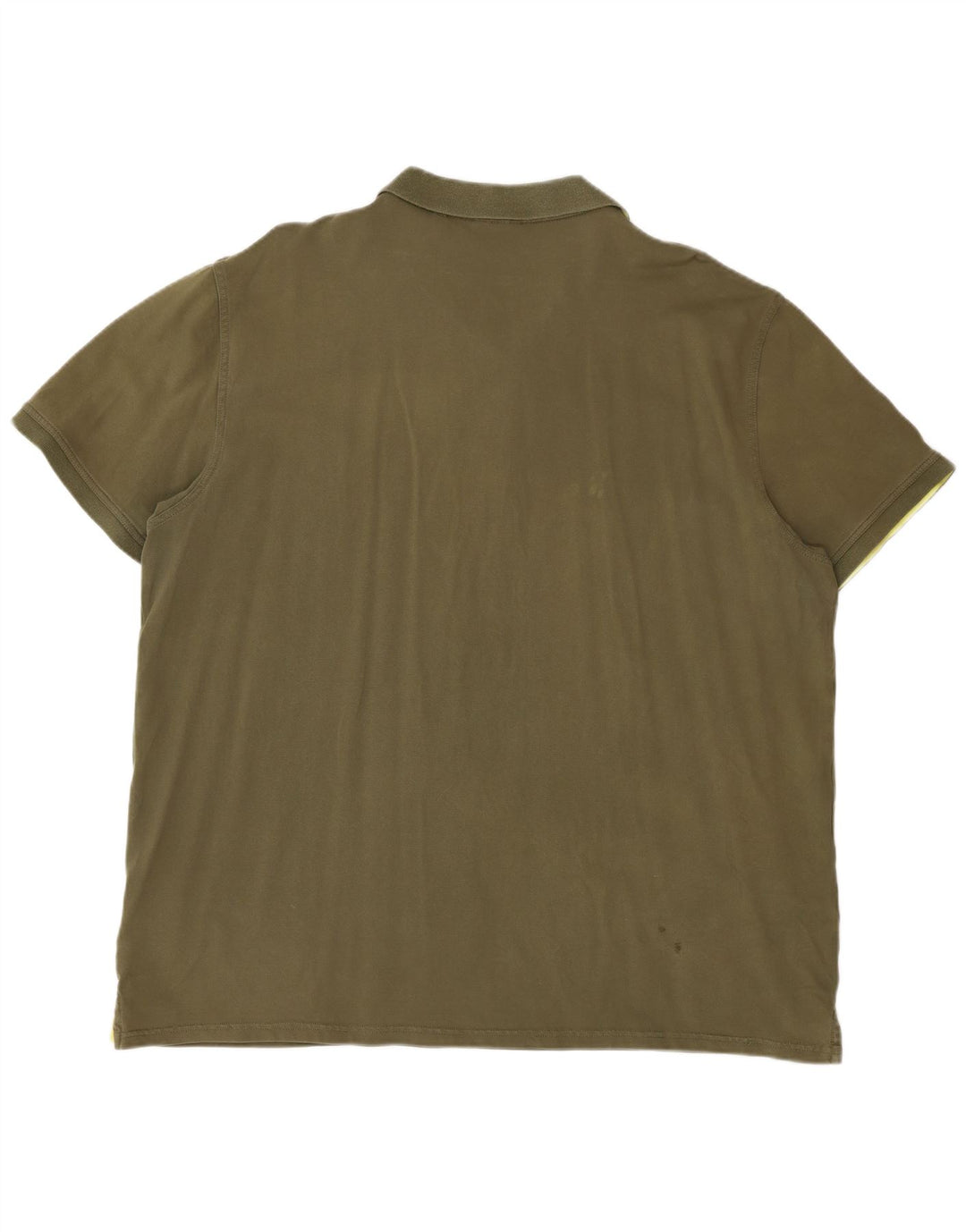 Męska koszulka polo Gant, bawełniana, khaki, 4XL