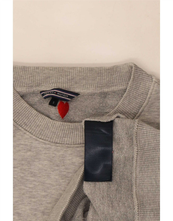 Damska bluza oversize Tommy Hilfiger Crop UK 10 Small Grey