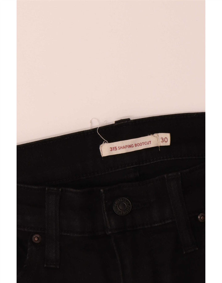 Damskie jeansy Levi's 315 Shaping Bootcut W30 L30 Czarne
