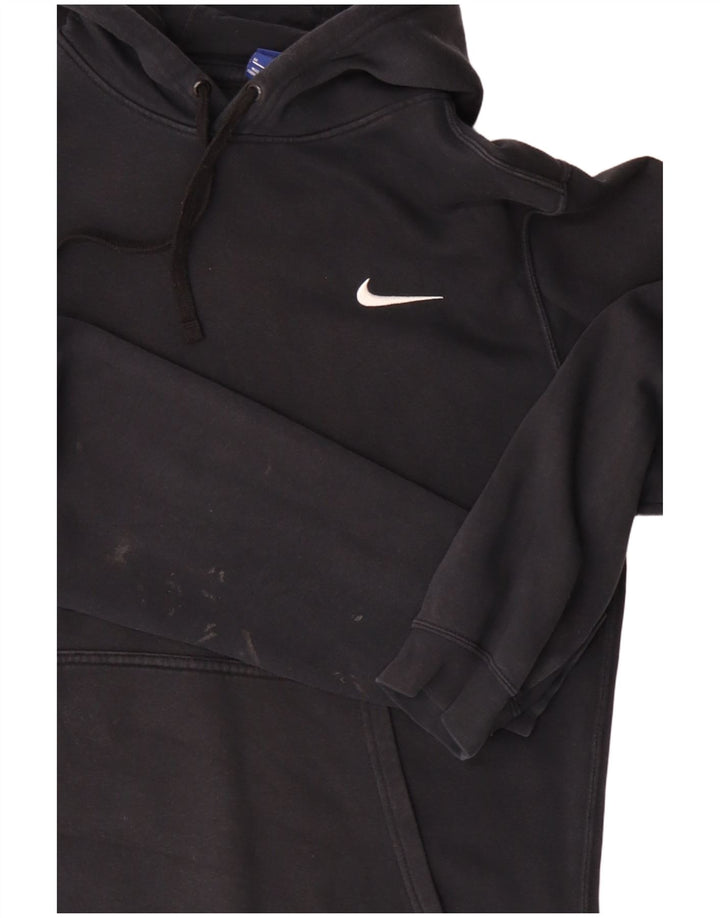 Męska bluza z kapturem Nike, średnia czarna, bawełniana