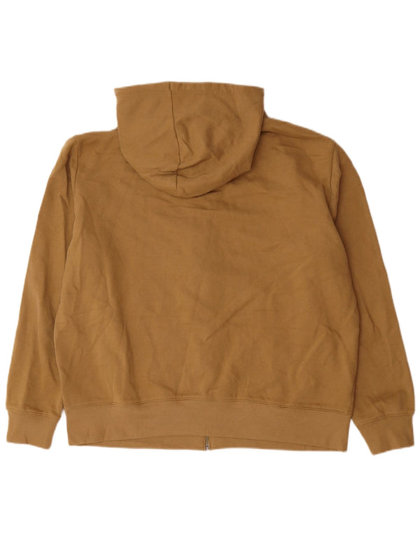 Marks & Spencer Męski sweter z kapturem i zamkiem XL, beżowy, bawełniany