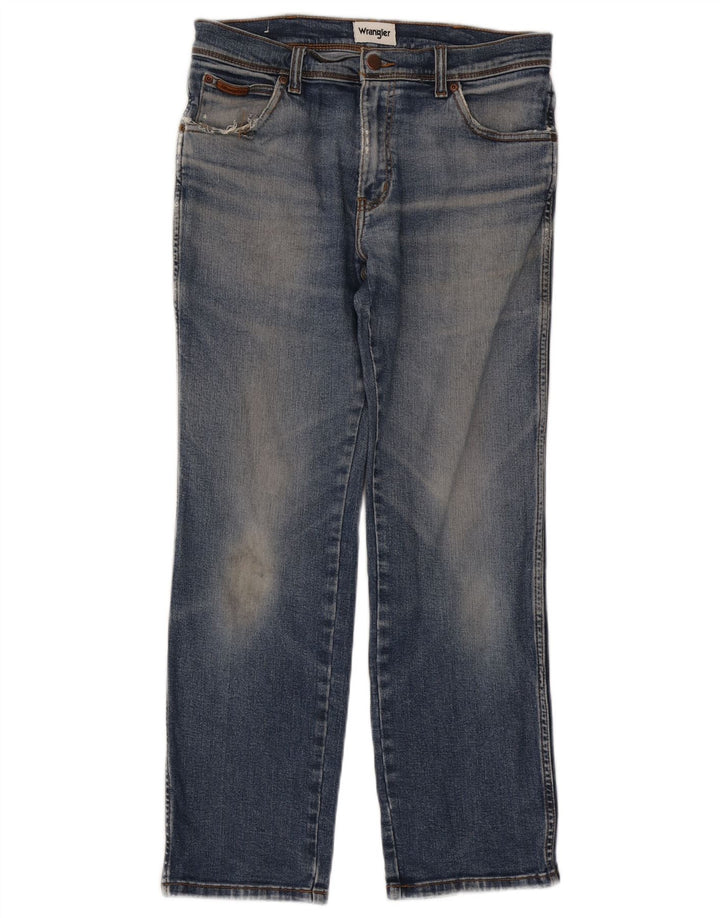 Męskie jeansy Wrangler Texas Straight W32 L30 Niebieskie bawełniane