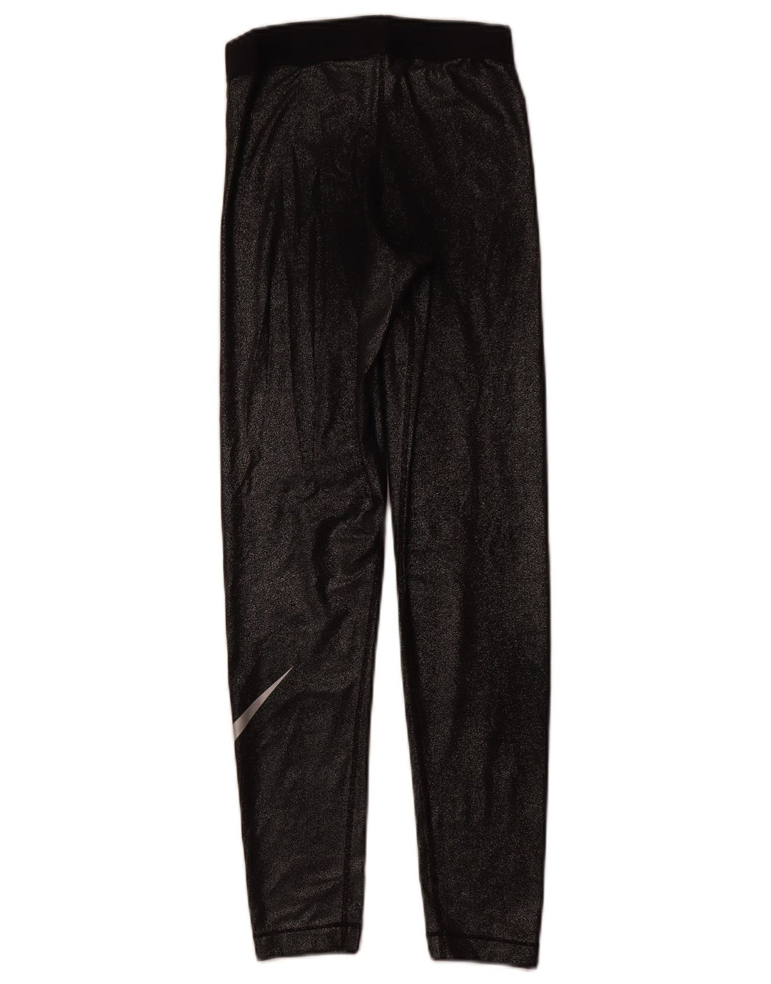 Damskie legginsy NIKE Dri Fit Graphic UK 8, małe, czarne, poliestrowe