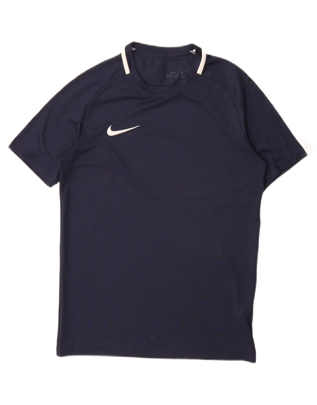 Męski T-shirt Nike Dri Fit, mały, granatowy, poliestrowy