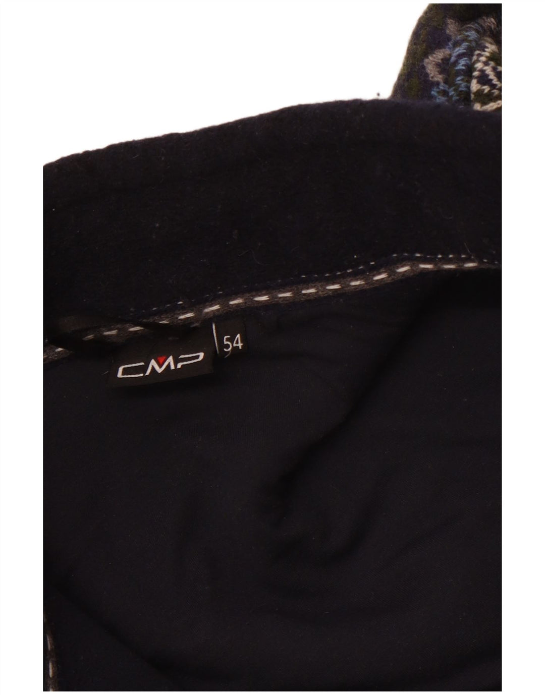 Męska kurtka polarowa CMP EU 54 2XL Niebieski poliester z blokami kolorów